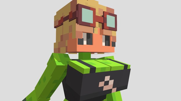 solar flare-Plants vs. Zombies 3D Model