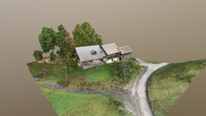 Mountain Lodge, Slovenia 3D Model