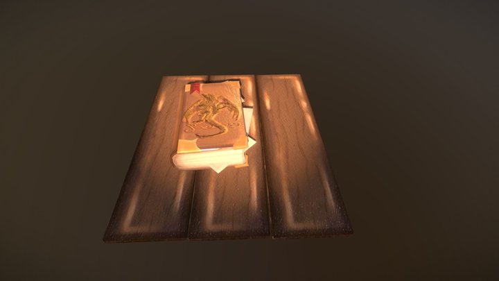 Bestiary Book 3D Model