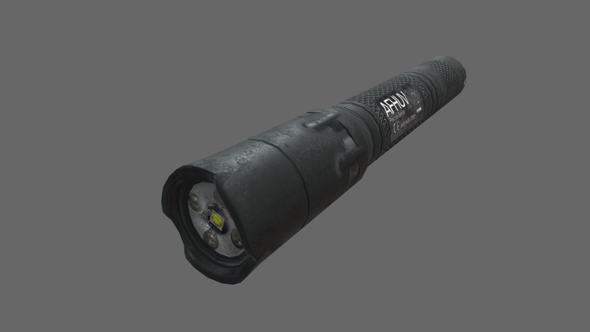 Police Flashlight - 3D model by Arongomar Flores Hargrove (@Arongomar ...
