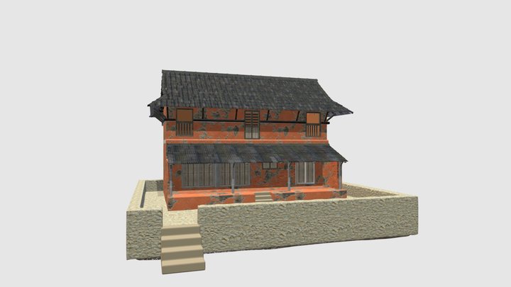 Traditional House. 3D Model