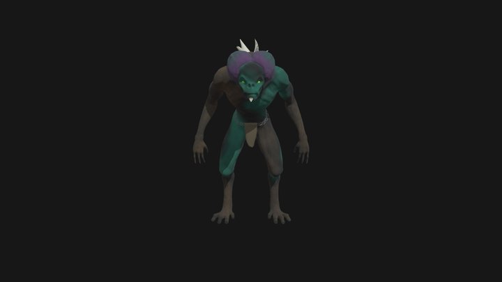 Witcher Garkain Uni Work 3D Model