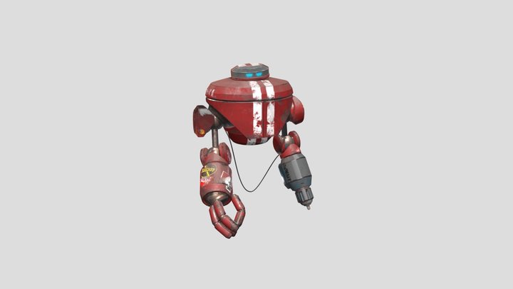 OTTO-01 Textured Model 3D Model