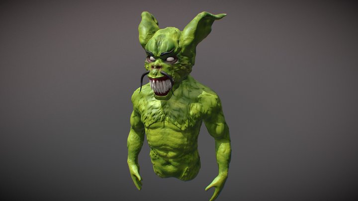 zBrush Goblin 3D Model