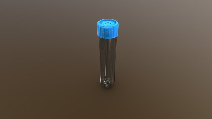 Chemistry 4 - Test Tube 3D Model