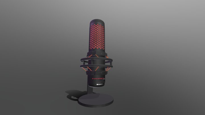 HyperX QuadCast 3D Model