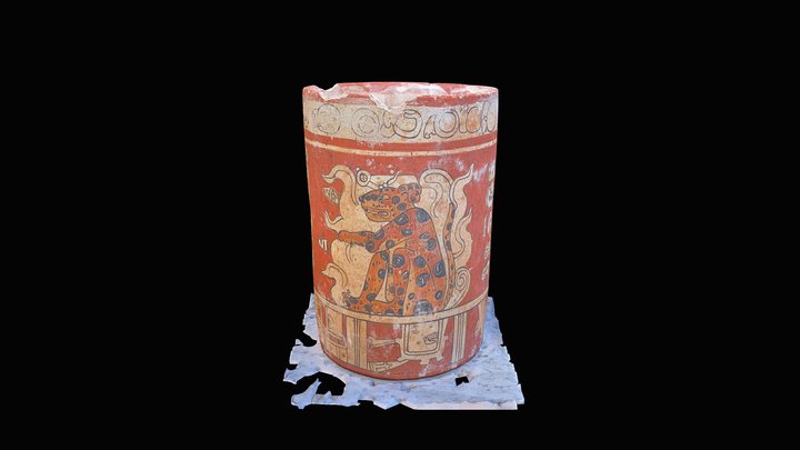 Mayan Ceramic 3D Model