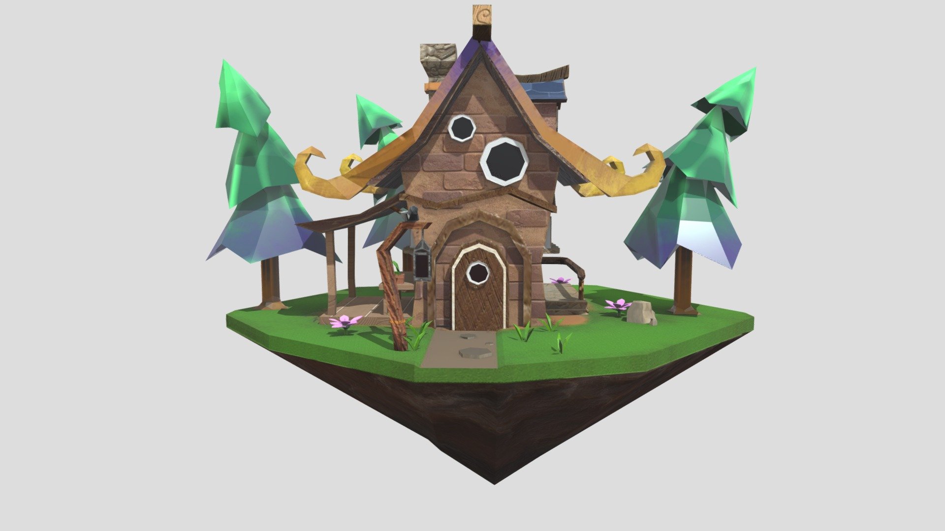 House Diorama - 3D model by Kornelija_Vitkauskaite [f9344c9] - Sketchfab