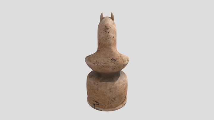 Knight Chess Piece 3D Model