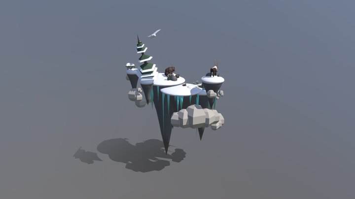 Arctic Island 3D Model