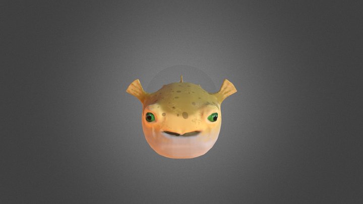 Puffer Fish 3D Model