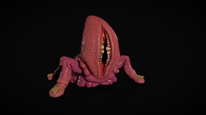 Tongue monster 3D Model