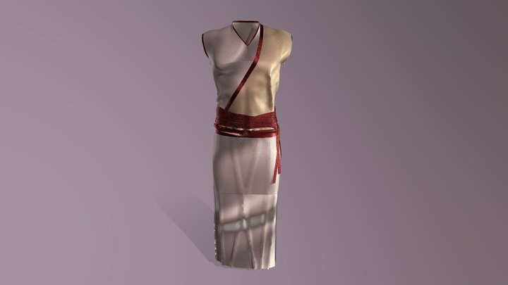 Kimono ~ Clothing - Male 3D Model