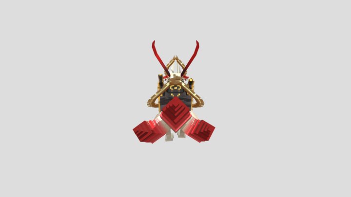 Fox kitsune 3D Model