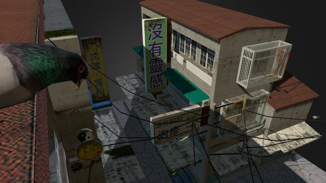 Cityscene Tapei 3D Model