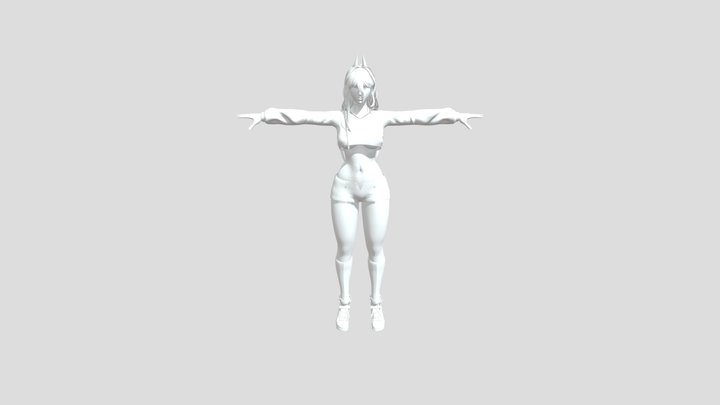 Power Thicc Chainsaw Man Free 3D Model