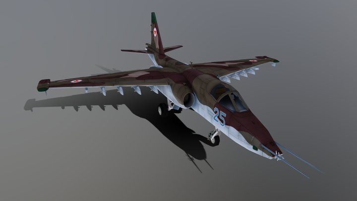 Su-25K (North Korea) – Free 3D Model STL