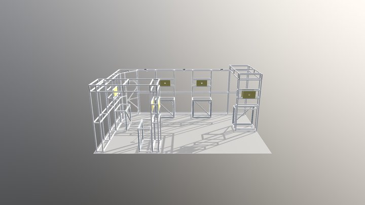 7 x 4 - Corner Unit 3D Model