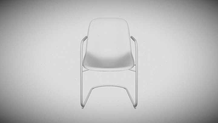 eyes cantilever armchair 3D Model