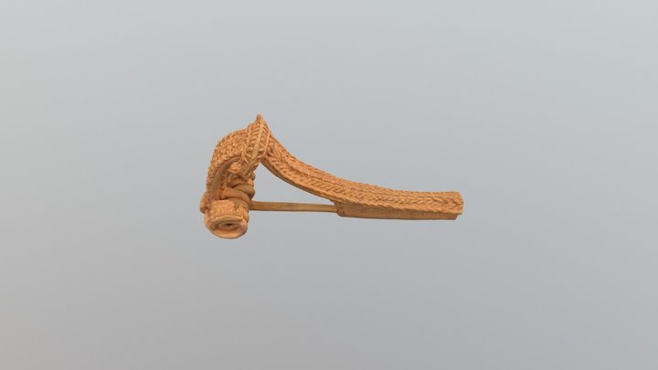 Guldfibulaen fra Tjørring 3D Model