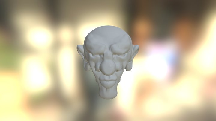 Stylized Head [Unfinished] 3D Model
