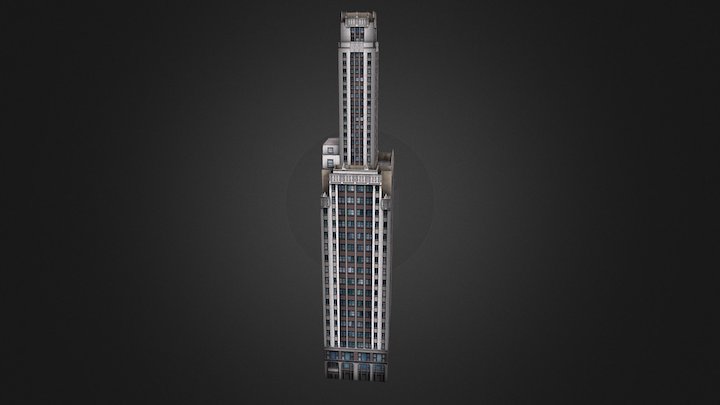 Willoughby Tower - Chicago, IL USA 3D Model