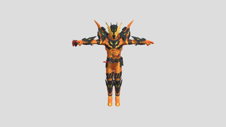 Kamen rider Cross-Z Magma 3D Model