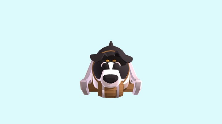 Laser Dogs: Bernese 3D Model
