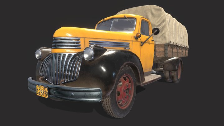 Old Chevy Truck 3D Model