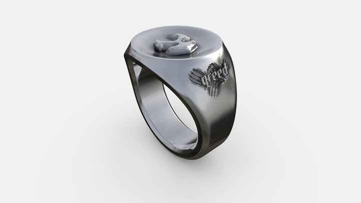 Greed ring 3D Model