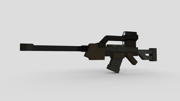 Minecraft-Styled Classic 3D Model