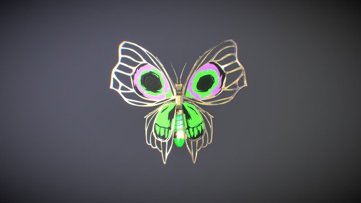 Butterfly_lp 3D Model