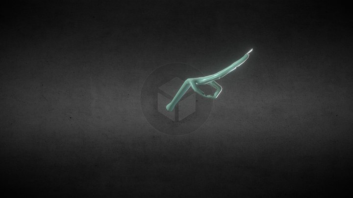 Mano 3 Dedos Alien 3D Model