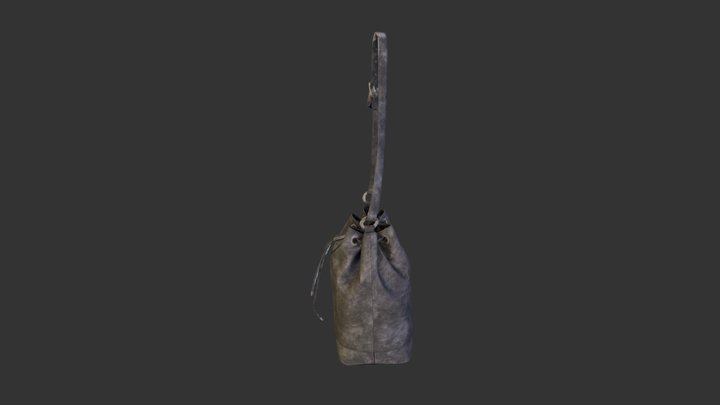 Silver Tote 3D Model