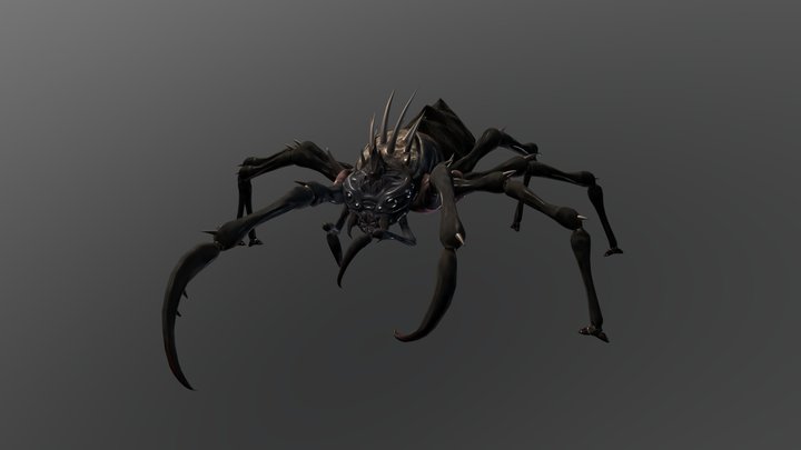 Phear Boss: Spider (Walking) 3D Model