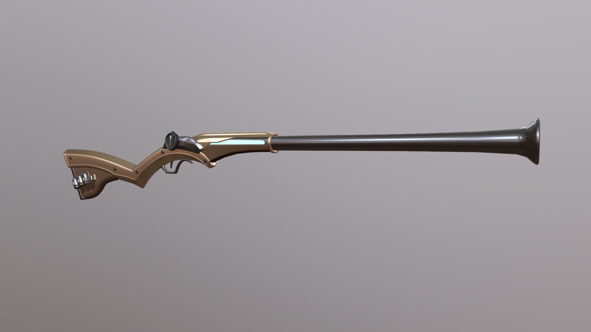 Retrofuturistic Rifle - Download Free 3D model by akselmot [f941936 ...