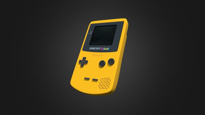 Gameboy 3D Model