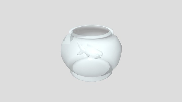 Fish In Bowl 3D Model