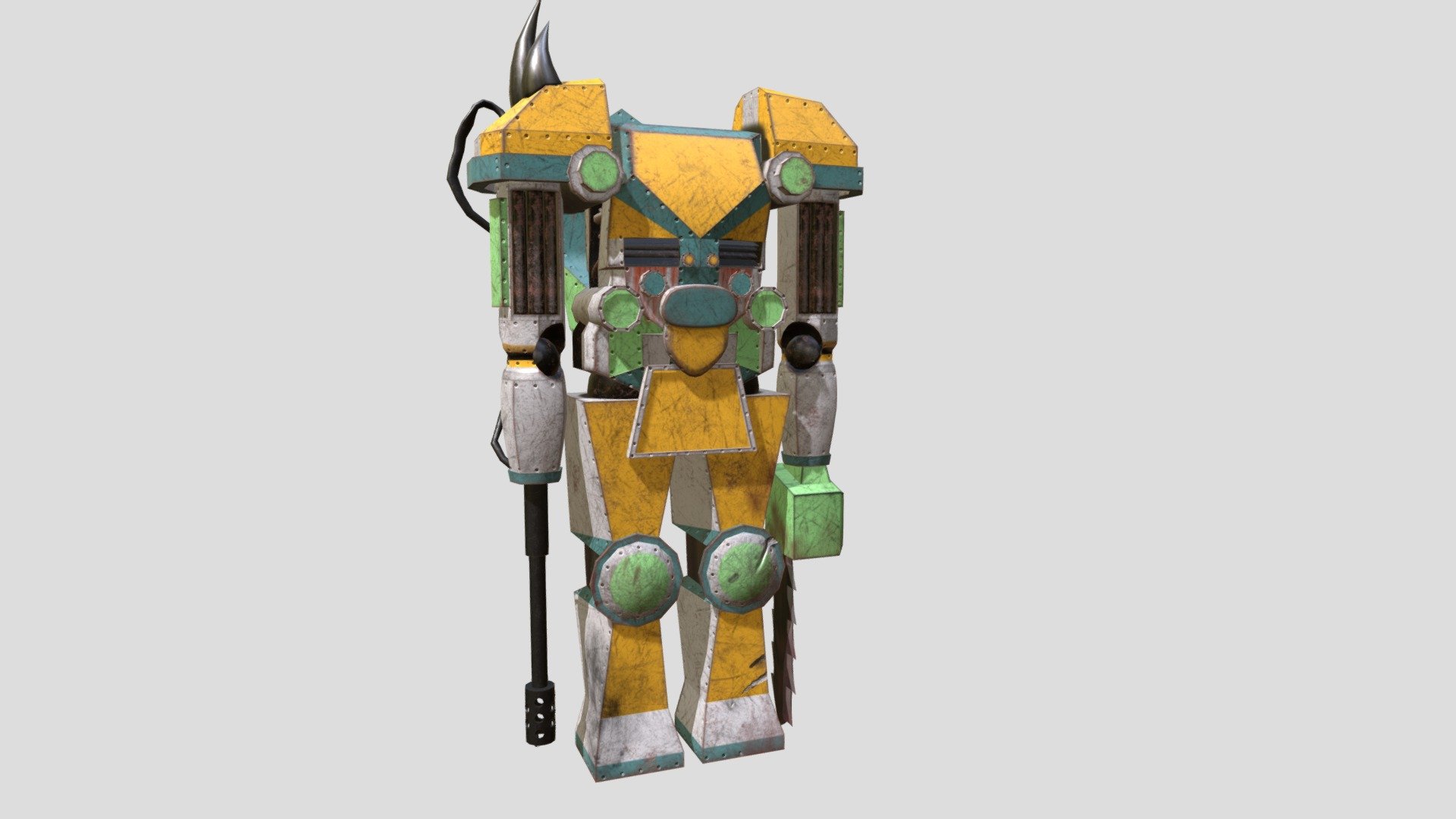 Mech Suit for a Squirrel - 3D model by spaecpoofin [f9427a6] - Sketchfab