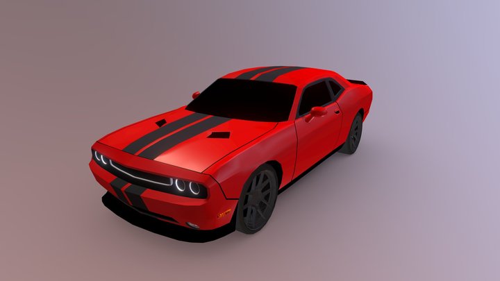 Dodge Challenger 3D Model