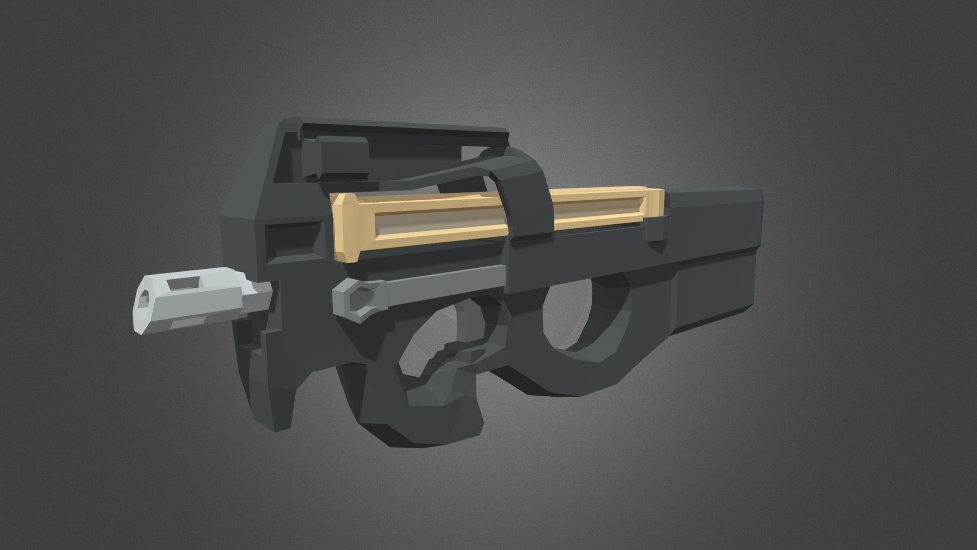 Low Poly P90
