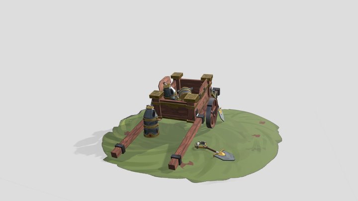 [Student Work] Dwarf 3 props 3D Model