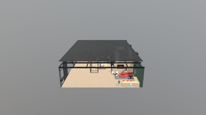 booth_ 3D Model