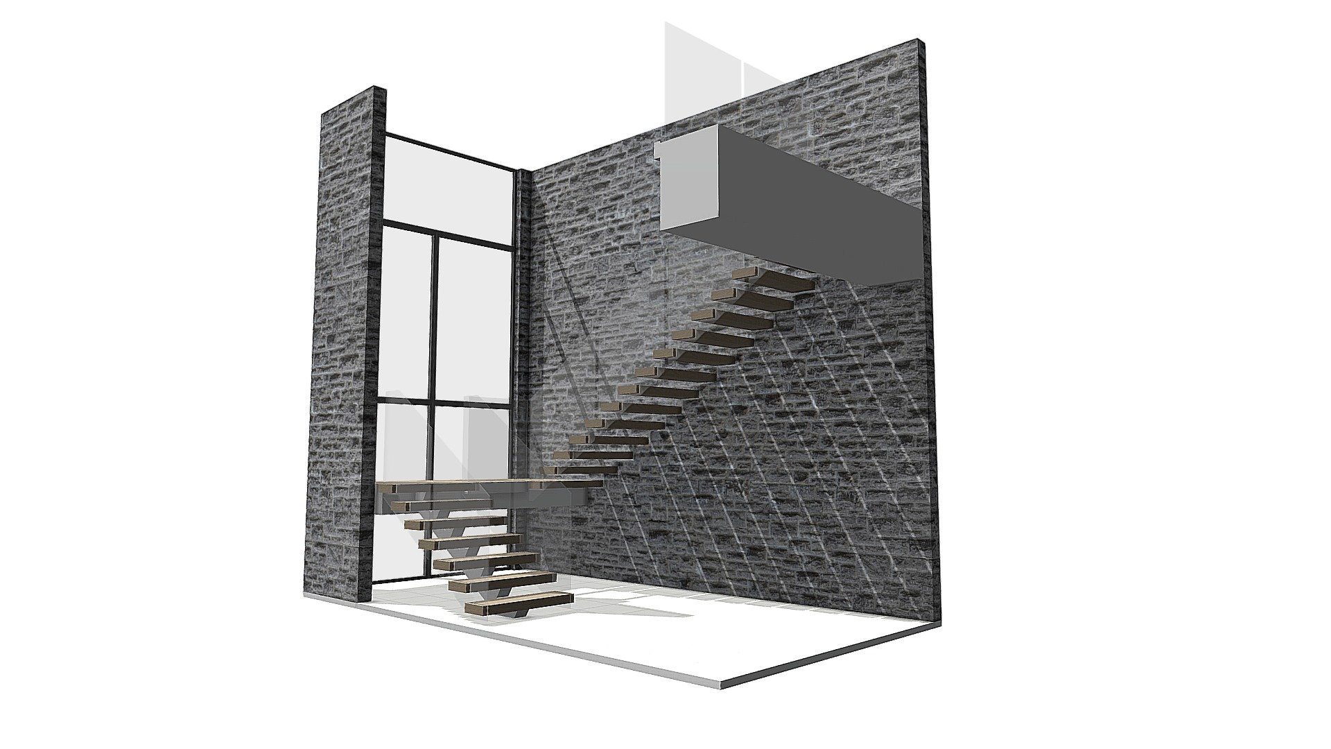 DGA Float & Spine Staircase Design