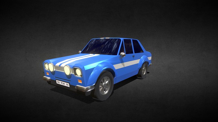 Ford Escort 3D Model