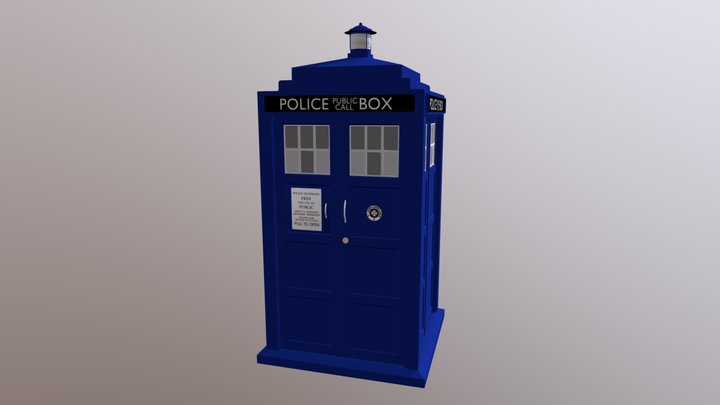 TARDIS WIP V1 3D Model