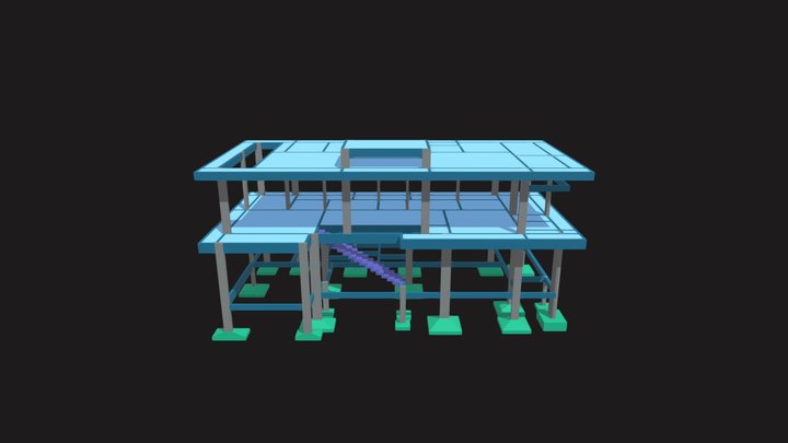 MODELO 3D_EST CASA HAMANDA 3D Model
