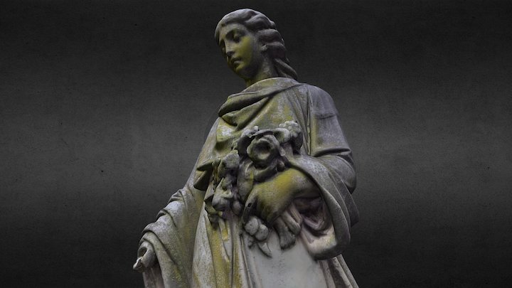 Cemetery Statuary - Burton – Gratis 3D-model STL