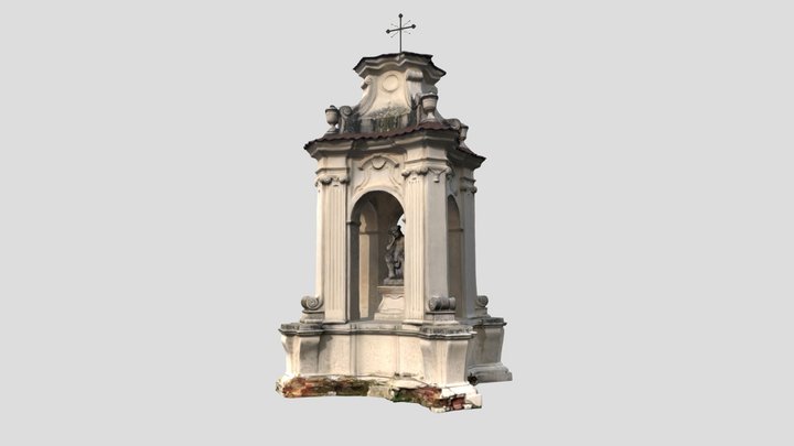 Pensive Christ shrine in Lublin
