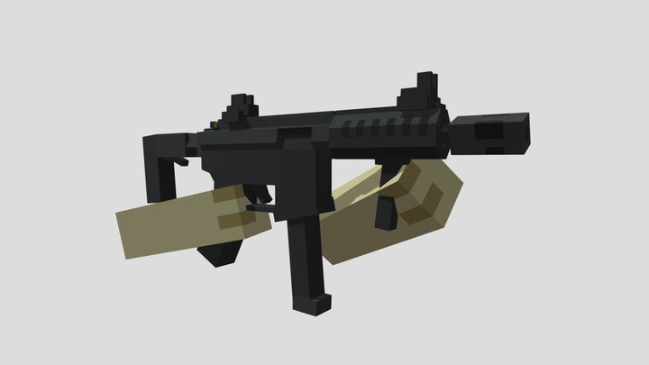 (TLOFS) BoltCrasher SMG 3D Model